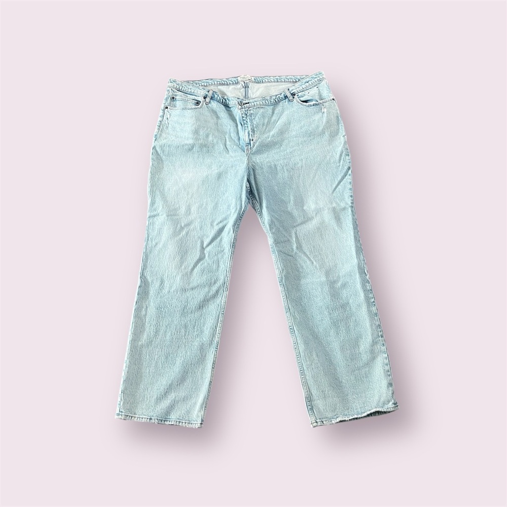 Abercrombie & Fitch Jeans Women’s Size 37/24L Blue 90s Relaxed High Rise Stretch